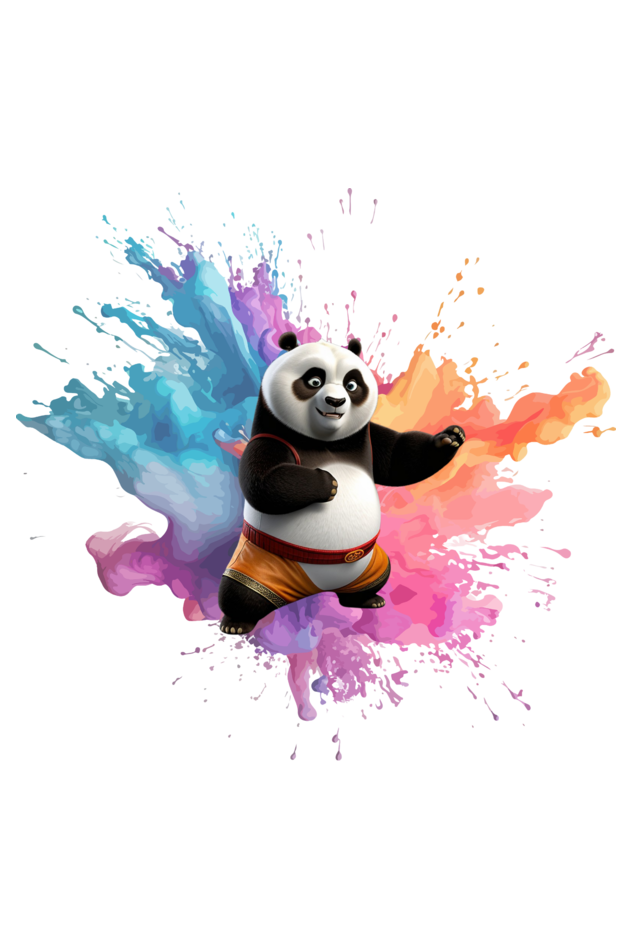 Colorful Panda