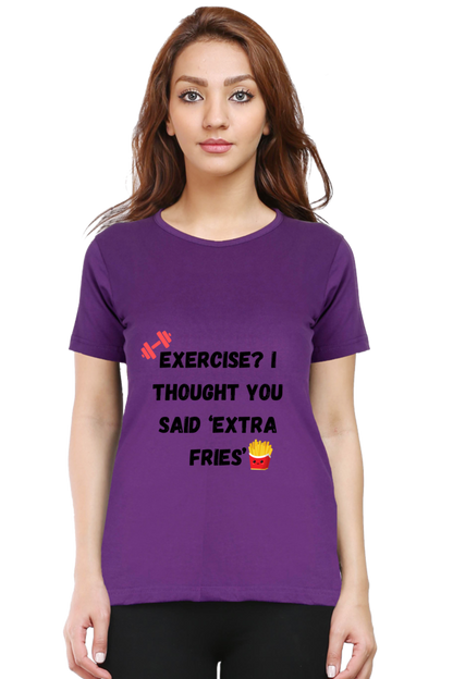 Exercise or Fries?