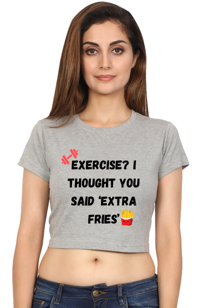 Exercise or Fries?